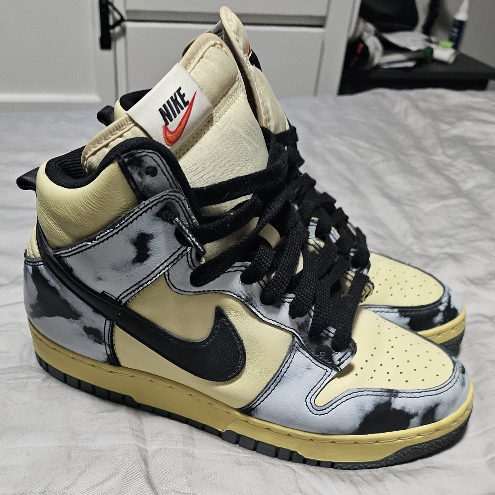 Nike 1985 acid wash dunks fits W8.5/M7